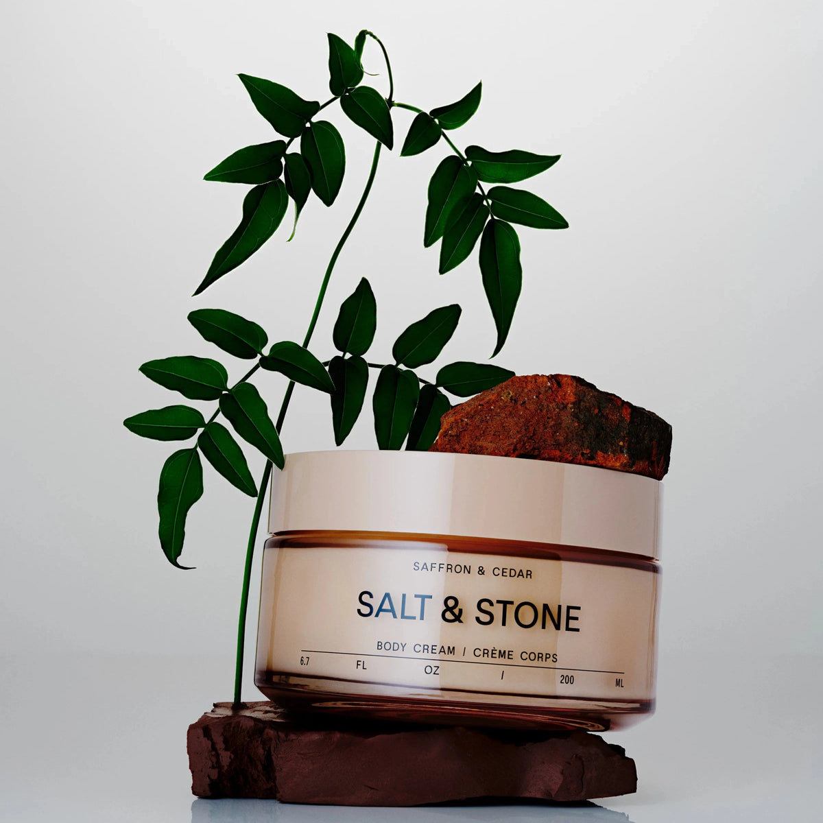 Salt & Stone Body Cream - Saffron & Cedar