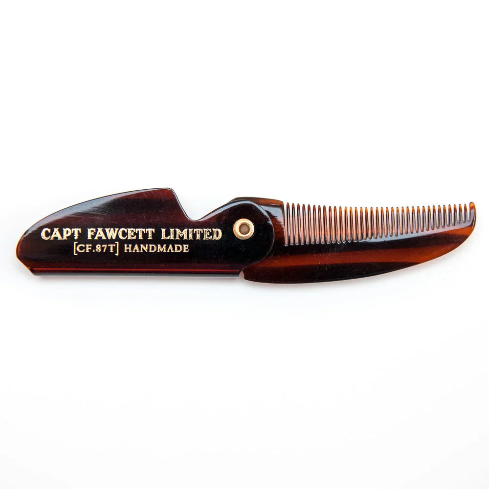 Peigne à moustache pliable Captain Fawcett