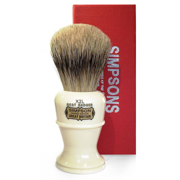 SIMPSONS Blaireau de rasage Colonel X2L – Best Badger