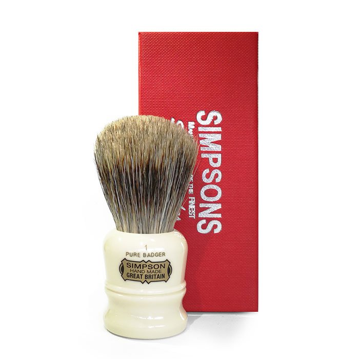 SIMPSONS Blaireau de rasage Duke 1 – Pure Badger