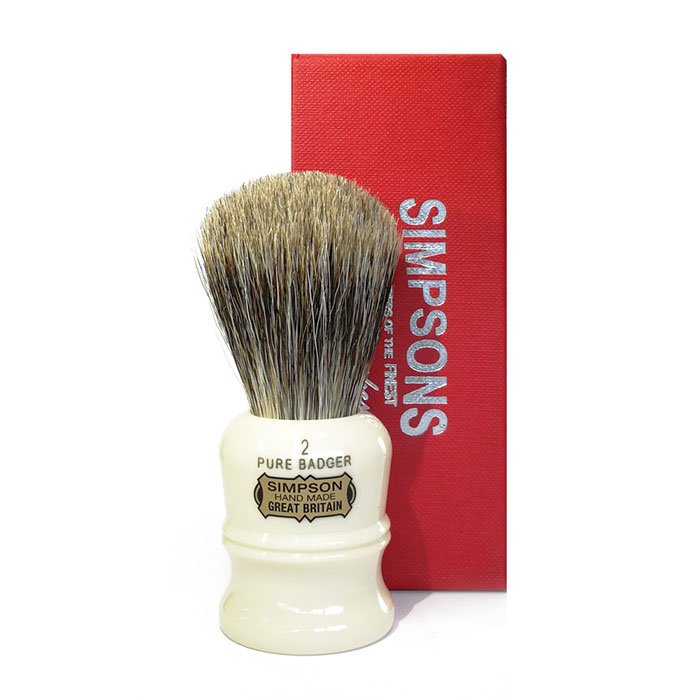 SIMPSONS Blaireau de rasage Duke 2 – Pure Badger