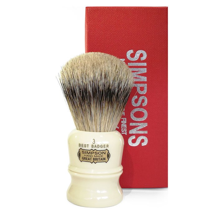 SIMPSONS Blaireau de rasage Duke 3 – Best Badger