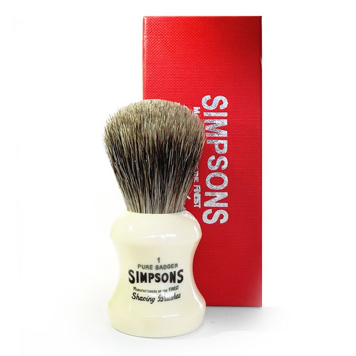 SIMPSONS Blaireau de rasage The Eagle G1 – Pure Badger