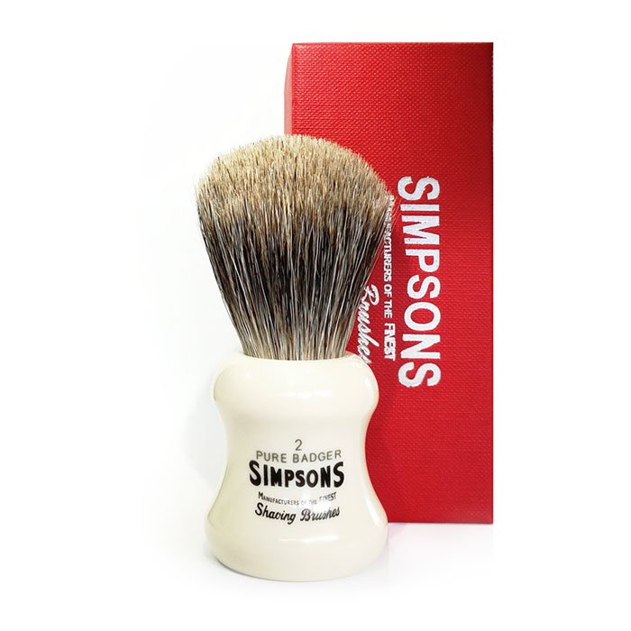 SIMPSONS Blaireau de rasage The Eagle G2 – Pure Badger