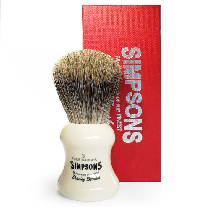 SIMPSONS Blaireau de rasage The Eagle G3 – Pure Badger