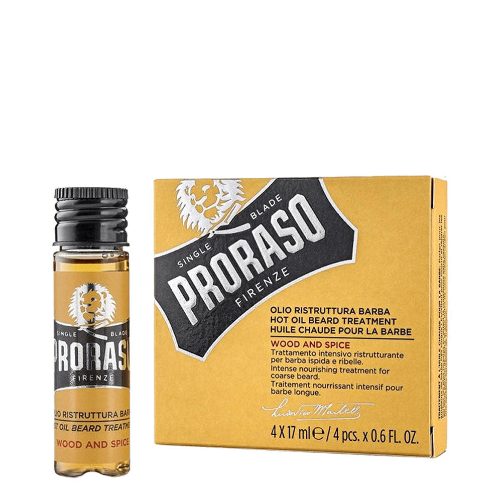 Proraso Soin à l'huile chaude pour barbe – Wood & Spice