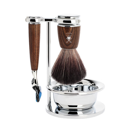 Image de Rytmo Fusion Shaving Set 4-Piece - Ash Wood