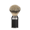 Ensemble de rasage traditionnel - Rasoir de sécurité - Silvertip - Noir