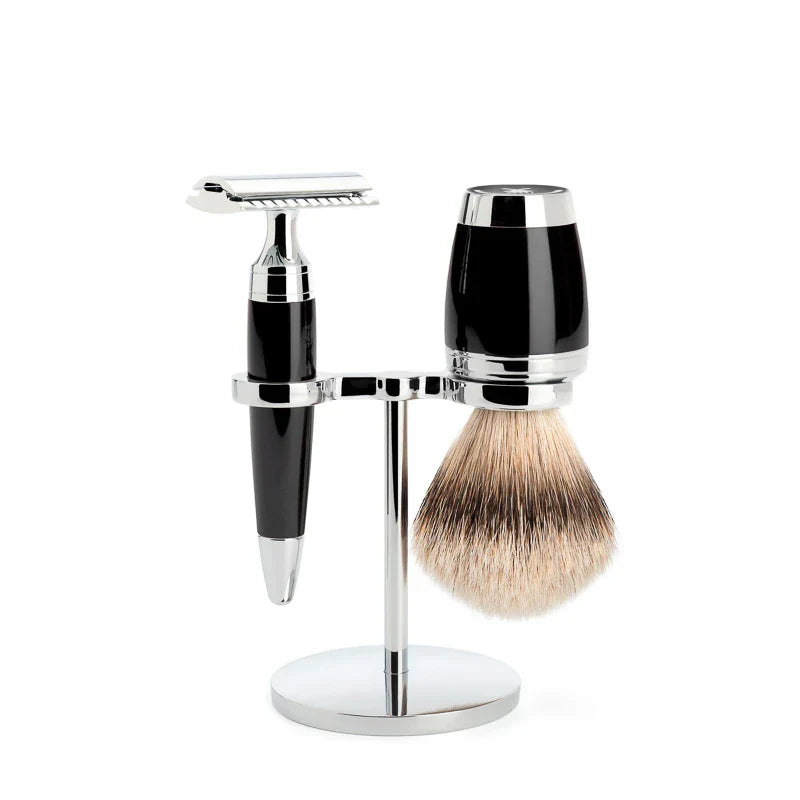 Mühle Stylo Safety Razor Shaving Set 3-Piece - Black