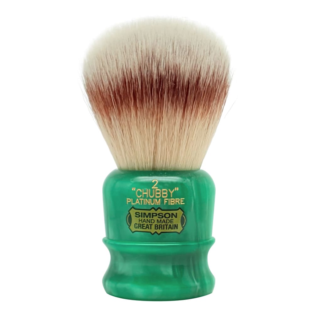 SIMPSONS Blaireau de rasage Chubby 2 Platinum Synthetic – St Marys