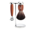 Ensemble de Rasage Vivo 3 Pièces - Bois de Prunier