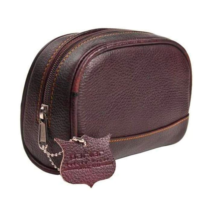 Parker Trousse de toilette cuir de buffle petite