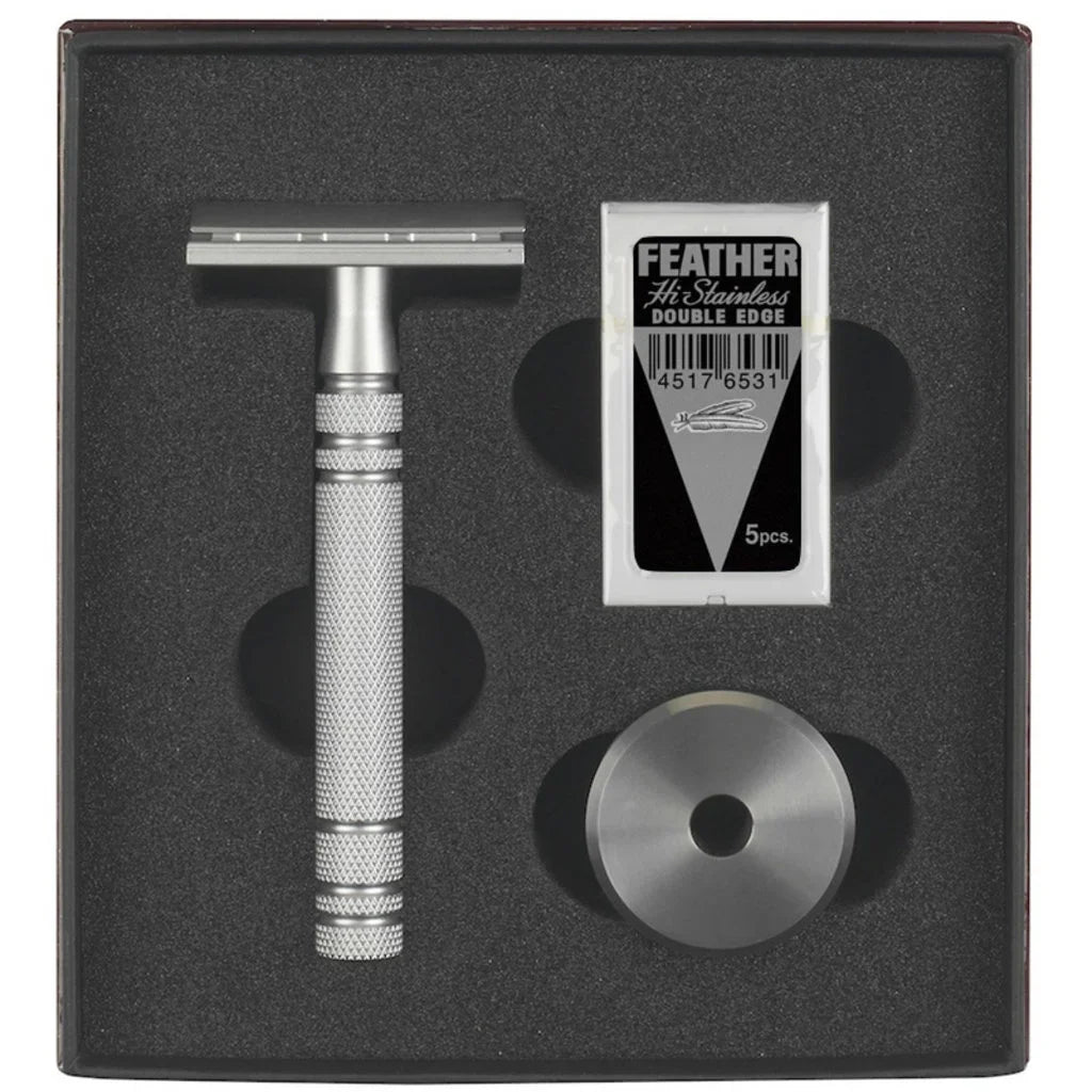 Rasoir de sécurité Feather AS-D2 + Support de rasoir