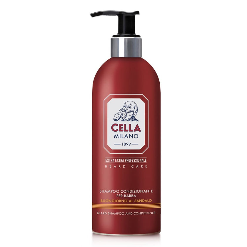 Cella Milano Beard Conditioner Shampoo – Buongiorno al Sandalo