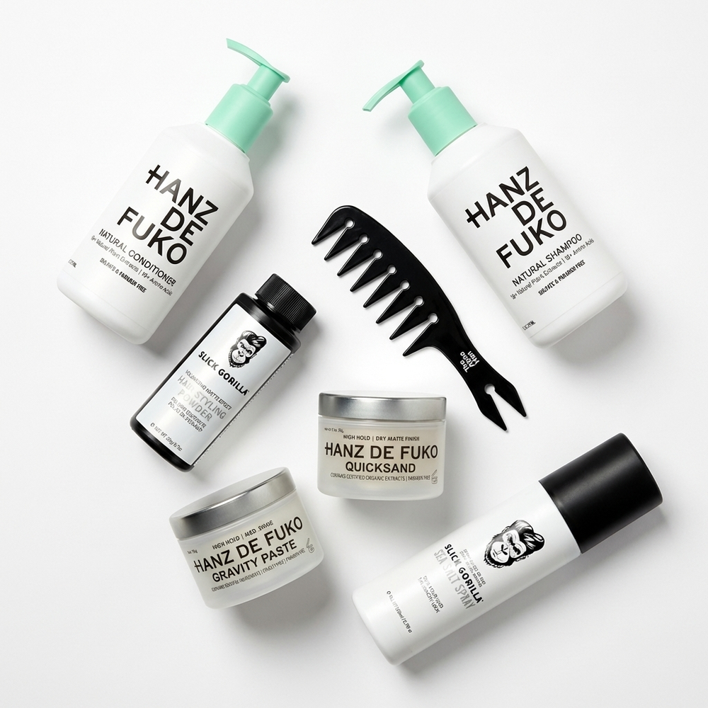 The Alpha Men Textured Fringe Signature Kit