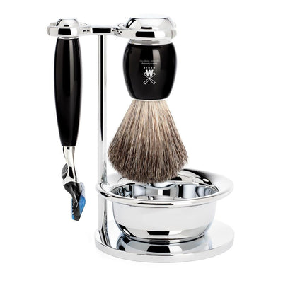 Image de Vivo Fusion Shaving Set 4-Piece - Black