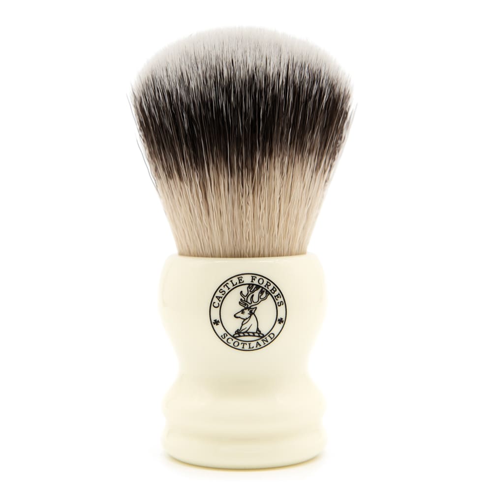 Castle Forbes Blaireau de rasage Synthetic – Ivoire