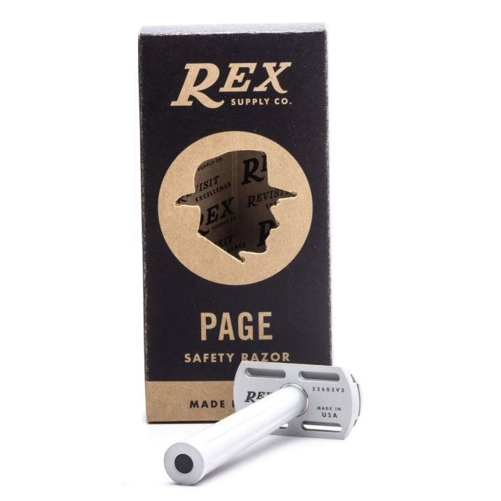 Rex Supply Co. Safety Razor Page - Aircraft Aluminium