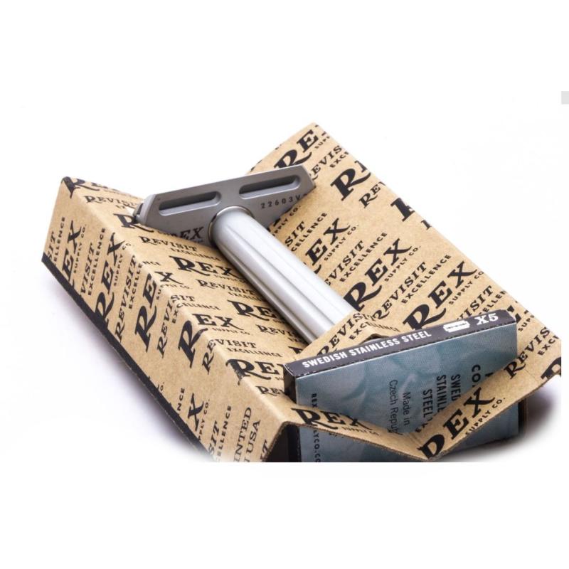 Rex Supply Co. Safety Razor Page - Aircraft Aluminium
