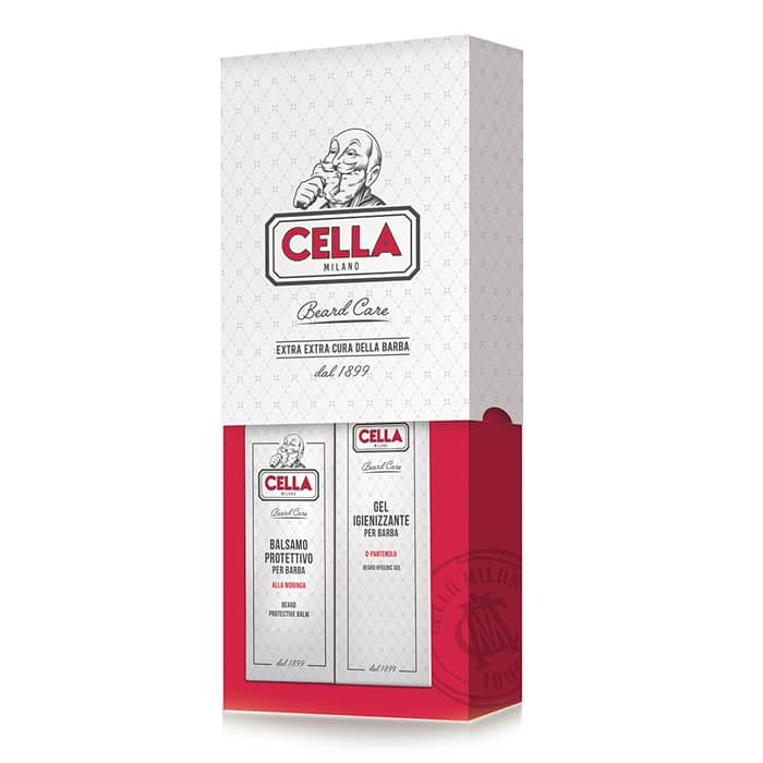 Cella Milano Coffret soin de la barbe – Baume & gel purifiant