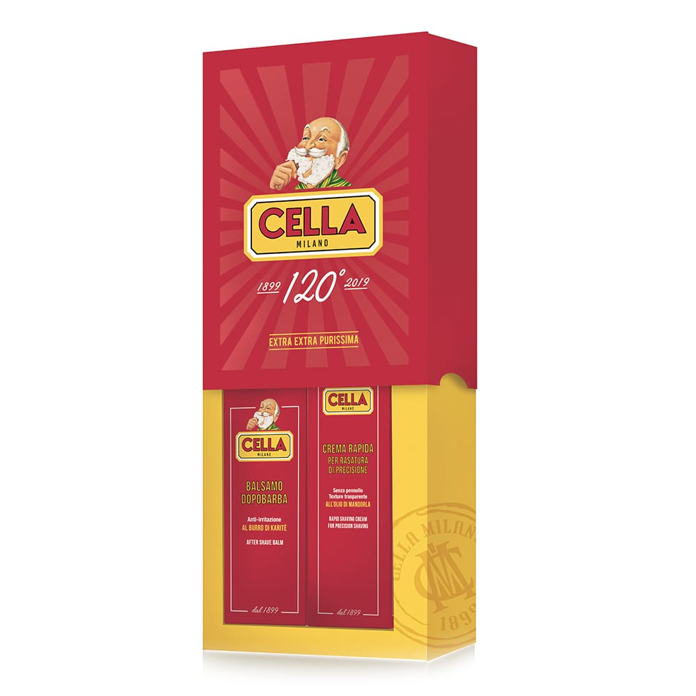 Cella Milano Coffret de rasage – crème rapide et baume