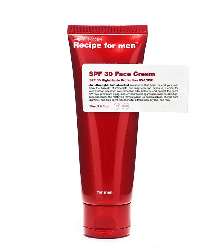 Crème Visage pour Hommes – SPF 30
