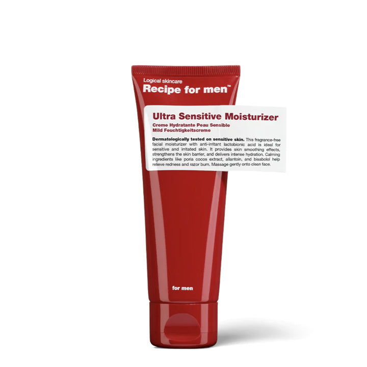 Recette pour Hommes Ultra Sensitive Hydratant