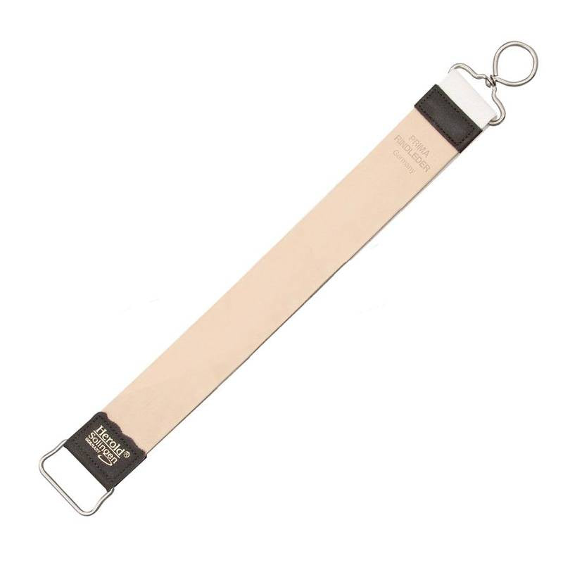 Herold of Solingen Hanging Razor Strop 185Ri – Double Face – Cuir de Vache/Synthétique