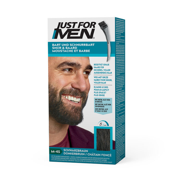 Just for Men Mustache & Beard – Brun Foncé M-45