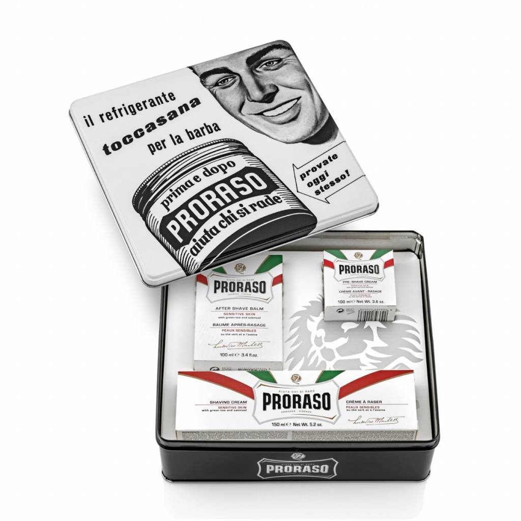 Coffret Cadeau Vintage Proraso – Blanc Sensible
