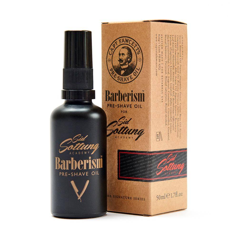 Huile de pré-rasage Captain Fawcett Barberism