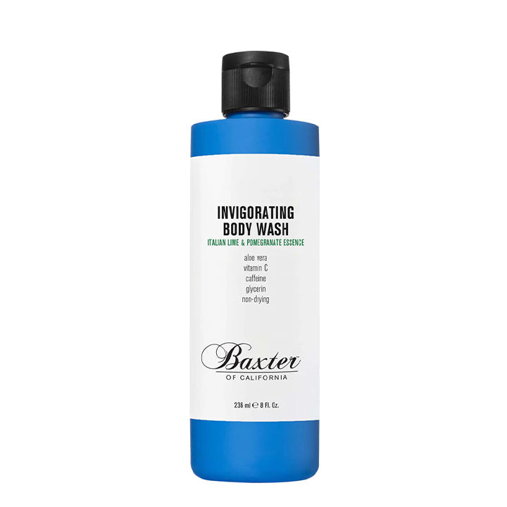 Baxter of California Gel Douche Revigorant – Citron Vert Italien & Grenade